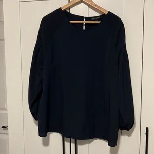 Banana Republic blouse, dark blue